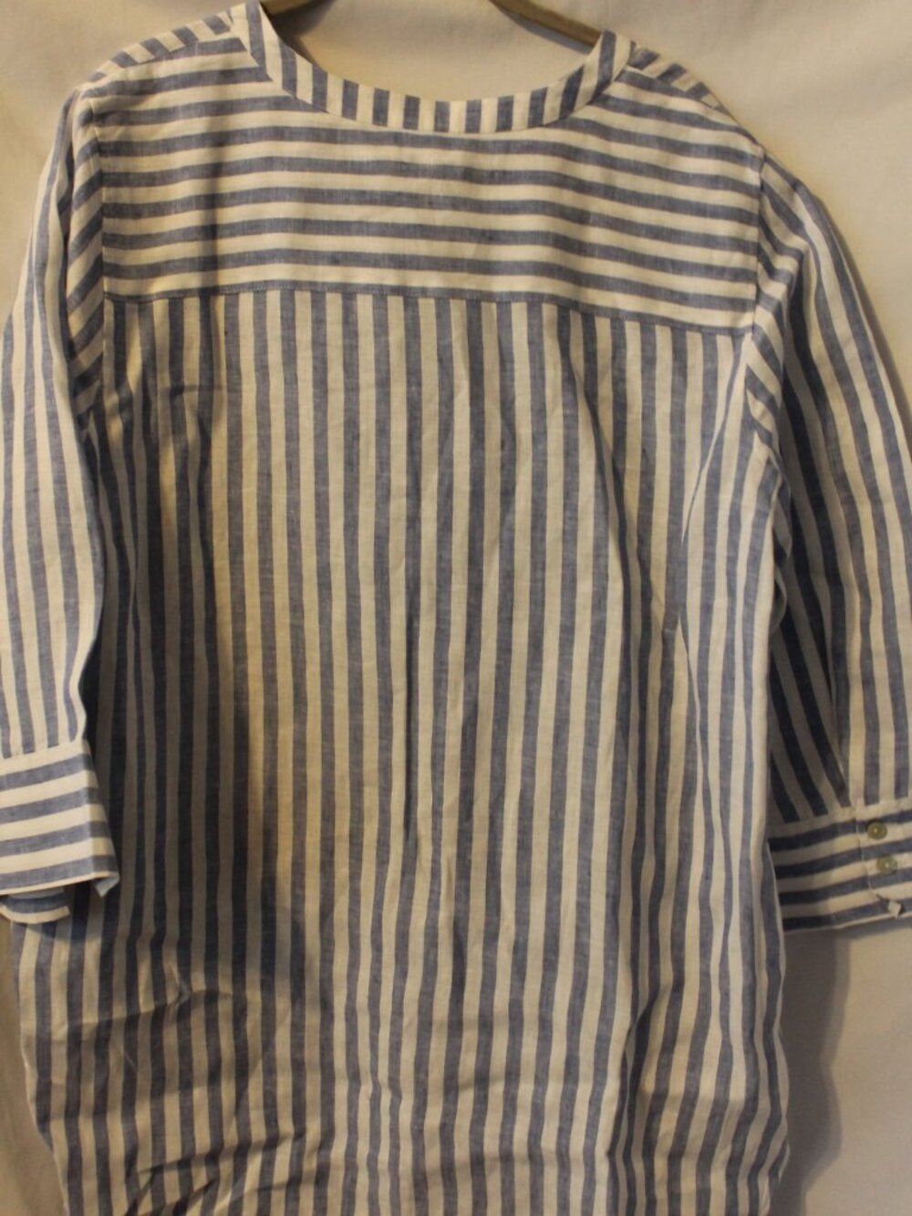 Chico's No Iron Striped Tunic - Picture 6 of 6